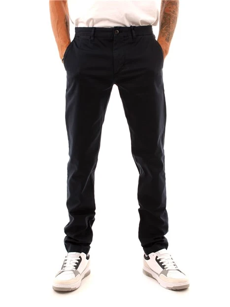 PANTALONI CHINO BLEECKER UOMO BLU SCURO