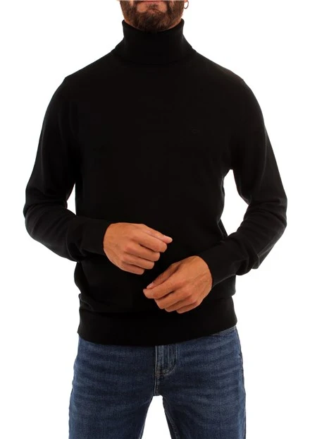 MAGLIA CON COLLO ALTO UOMO NERO
