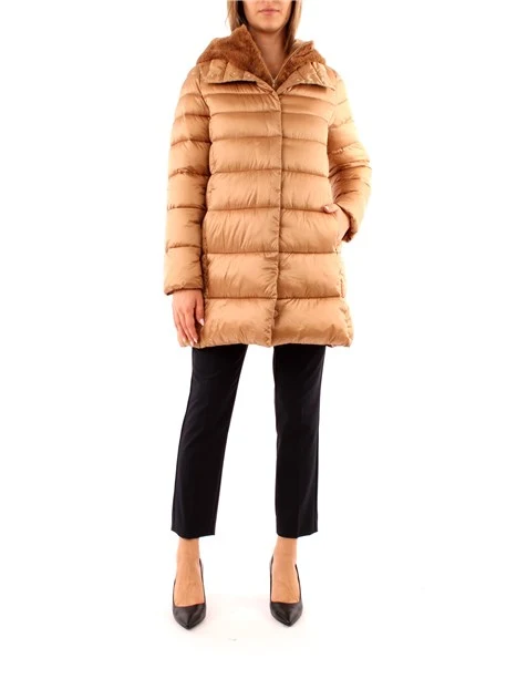 PIUMINO TRAPUNTATO CON GILET AMOVIBILE DONNA BEIGE