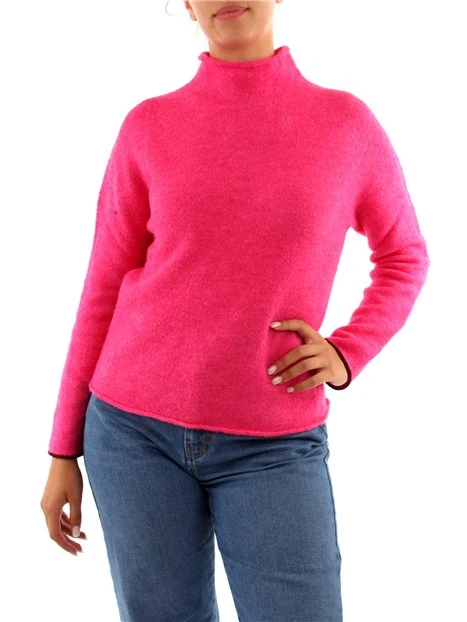 MAGLIA LUPETTO DONNA ROSA