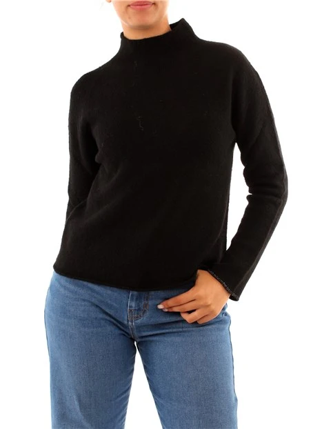 Maglia lupetto nera shop