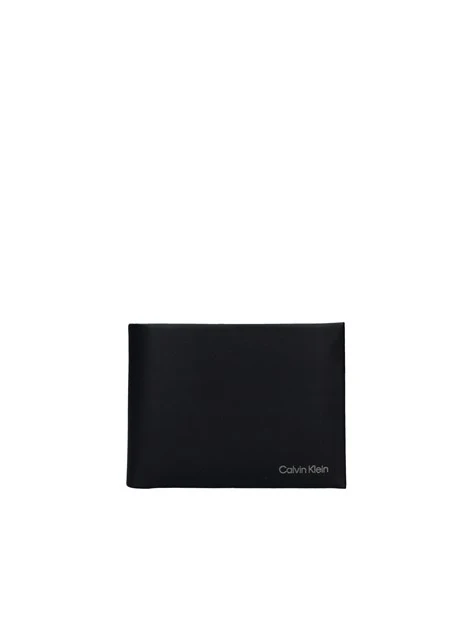 PORTAFOGLIO  GRANDE CON LOGO UOMO NERO