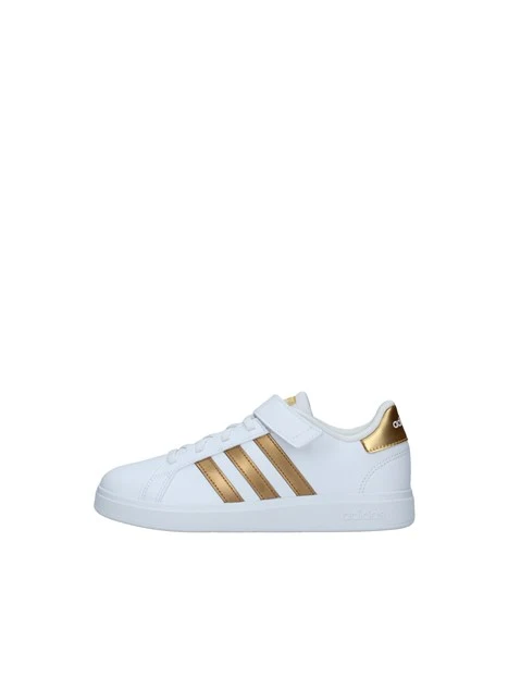 SNEAKERS GRAND COURT 2.0 EL BAMBINA BIANCO ORO