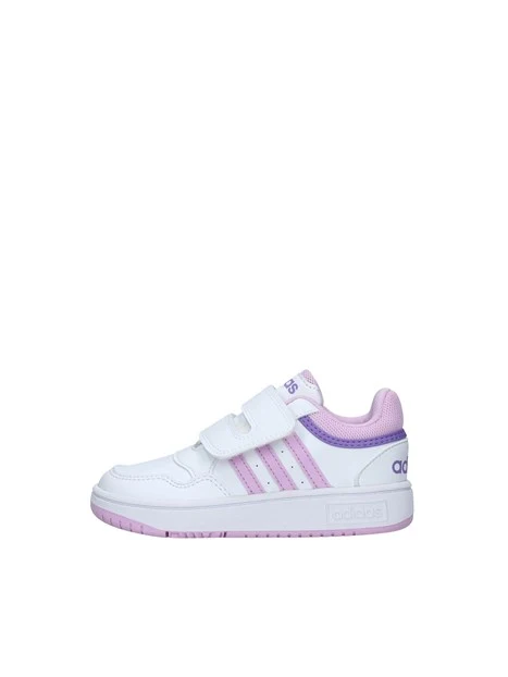 SNEAKERS CON STRAPPI HOOPS 3.0 CFI BAMBINA BIANCO LILLA