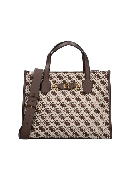 BORSA A MANO IN TESSUTO IZZY 2 DONNA MARRONE