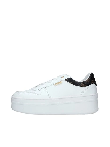 SNEAKERS PLATFORM  LIFET CON INSERTO LOGATO DONNA BIANCO