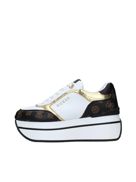 SNEAKERS CON PLATFORM CAMRIO DONNA BIANCO ORO