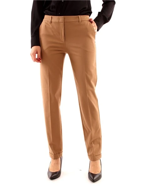 PANTALONI CHINO DONNA BEIGE