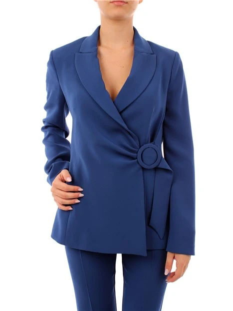 GIACCA BLAZER CON DRAPPEGGIO DONNA BLUETTE