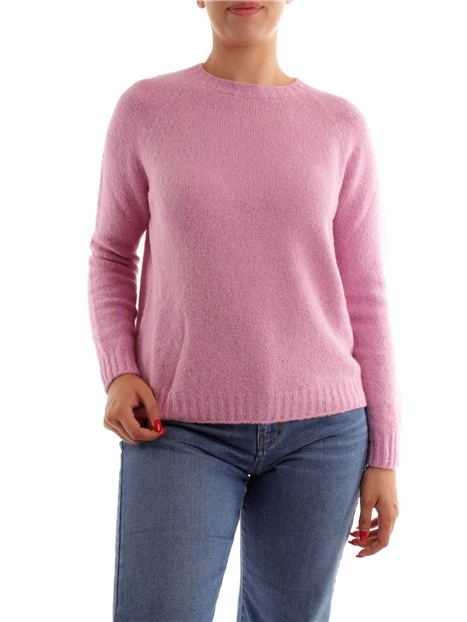 MAGLIA MORBIDA IN ALPACA DONNA ROSA