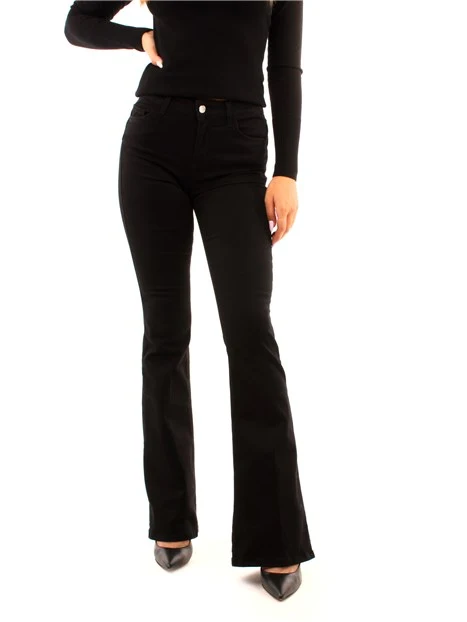 JEANS FLARE LIU JO BETTER DONNA NERO