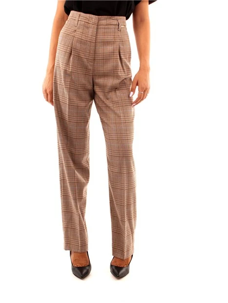 PANTALONE A FANTASIA DONNA BEIGE