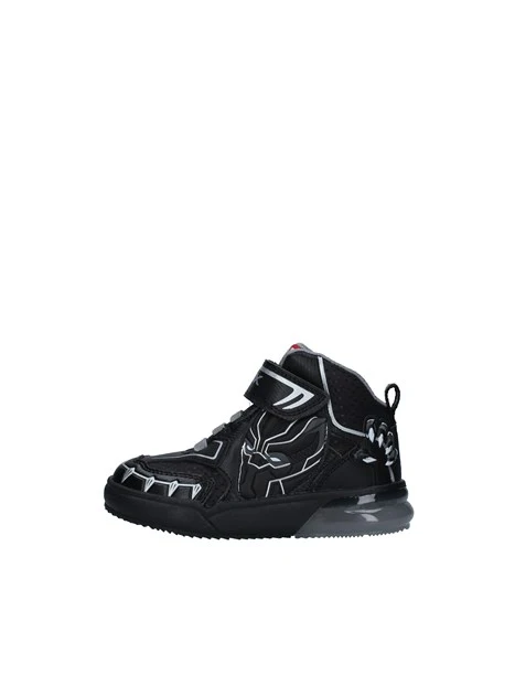 SNEAKERS AVENGER BLACK PANTERN CON LED BAMBINO NERO