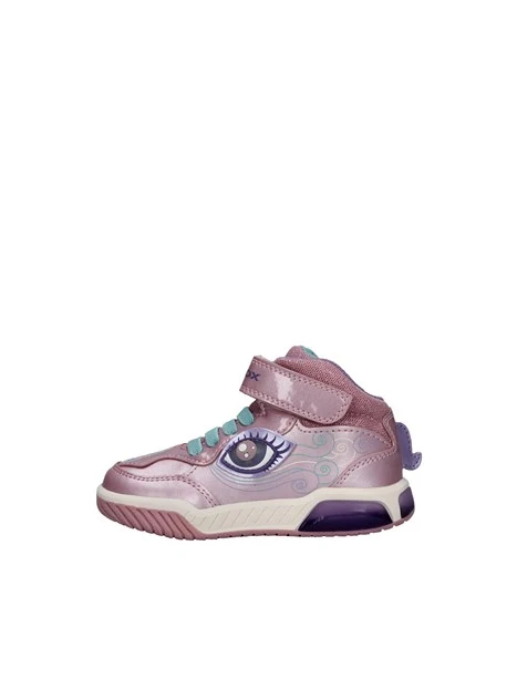 SNEAKERS CON UNICORNO E LED BAMBINA ROSA
