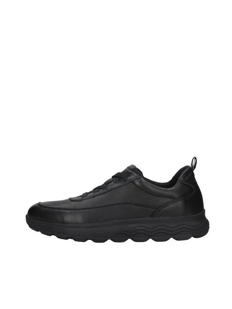 SNEAKERS SPHERICA IN PELLE UOMO NERO