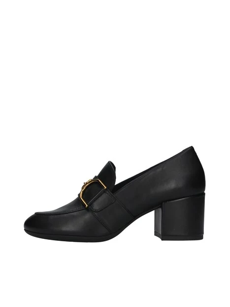 MOCASSINI ELEANA  CON TACCO DONNA NERO