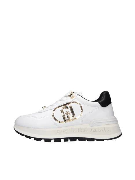 SNEAKERS CON LOGO PAIETTATO DONNA BIANCO