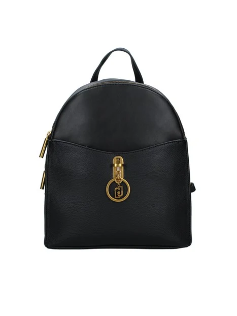 ZAINO ECOSOTENIBILE CON CIONDOLO DONNA NERO