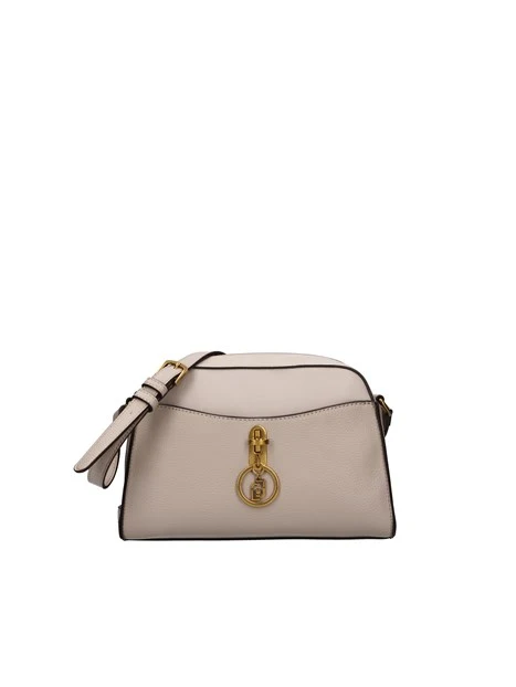 BORSA A TRACOLLA CON TASCA A GIRELLO DONNA BEIGE CHIARO