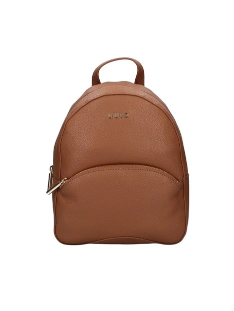 ZAINO CON TASCA FRONTALE  DONNA MARRONE