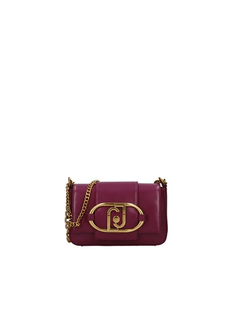 BORSA A TRACOLLA CON LOGO DONNA VIOLA