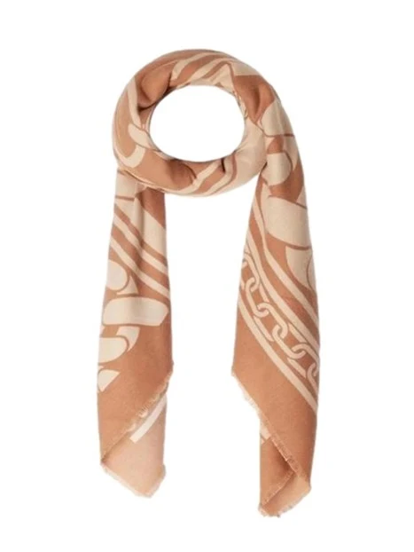 FOULARD CON CATENE DONNA BEIGE