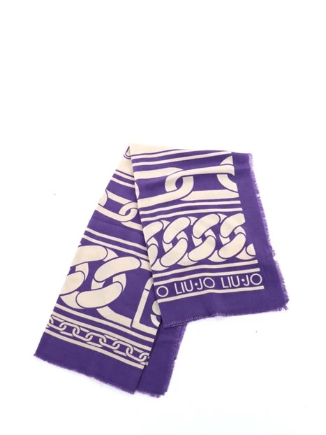 FOULARD CON CATENE DONNA VIOLA