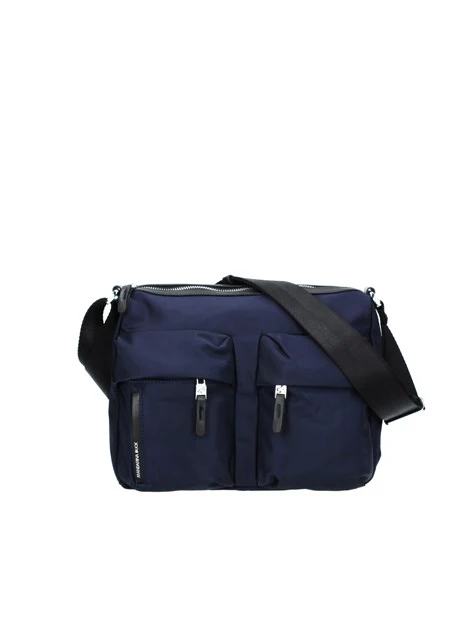 BORSA A SPALLA HUNTER BICOLORE DONNA BLU NERO