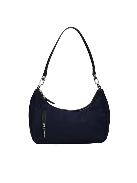 BORSA A SPALLA HUNTER A MEZZALUNA DONNA BLU NERO