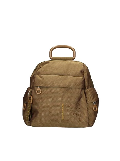 ZAINO IN TESSUTO CON TRE TASCHE DONNA GIALLO