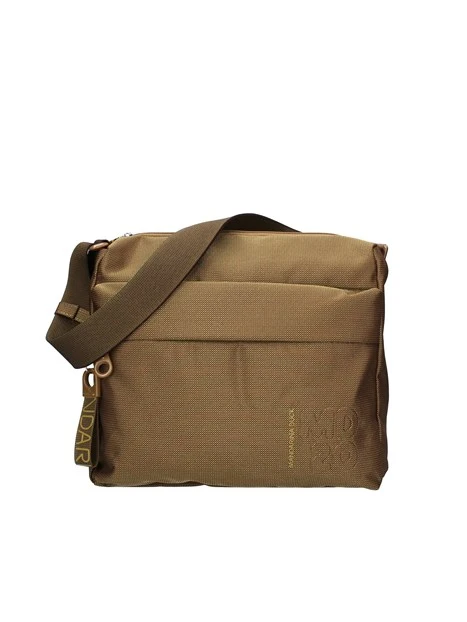 BORSA A TRACOLLA CON ZIP FRONTALE DONNA GIALLO