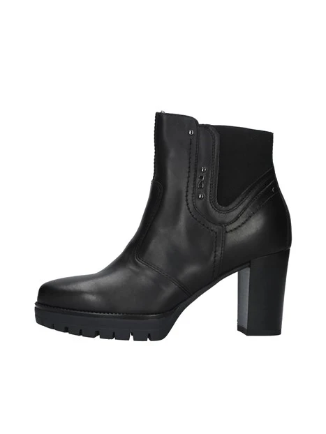 TRONCHETTI CON INSERTO ELASTICO DONNA NERO
