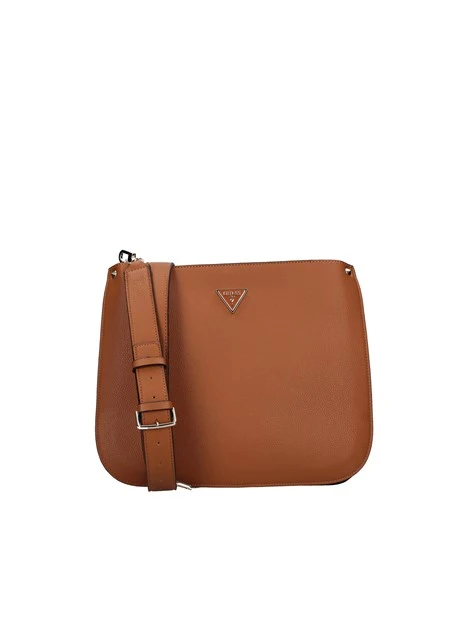 BORSA A TRACOLLA  MERIDIAN IN ECOPELLE DONNA CUOIO