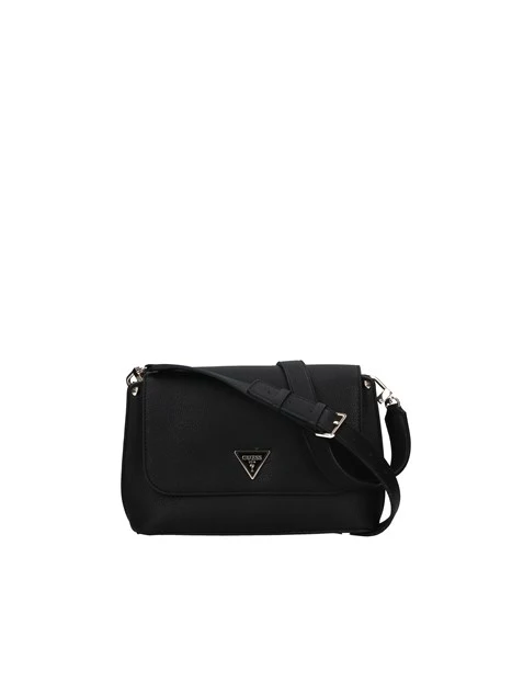 BORSA A TRACOLLA MERIDIAN FLAP IN ECOPELLE DONNA NERO