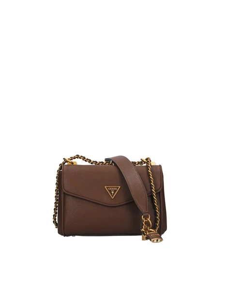 BORSA A TRACOLLA SHEMARA CONVERTIBLE IN ECOPELLE DONNA MARRONE