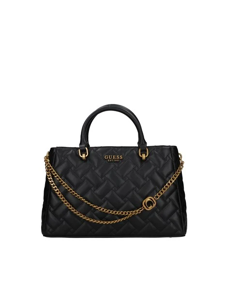 BORSA A MANO GRACELYNN GIRLFRIEND IMPUNTURATA DONNA NERO