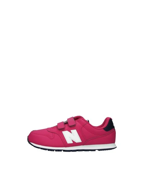 SNEAKERS 500 IN ECOPELLE CON DOPPIO STRAPPO BAMBINA FUCSIA