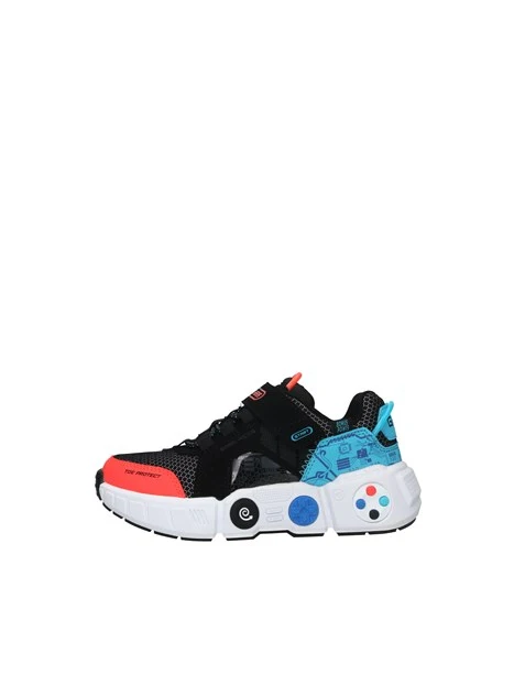 SNEAKERS GAMETRONIX CON STRAPPO BAMBINO NERO