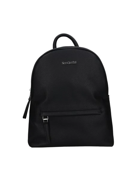 ZAINO CON ZIP POSTERIORE DONNA NERO