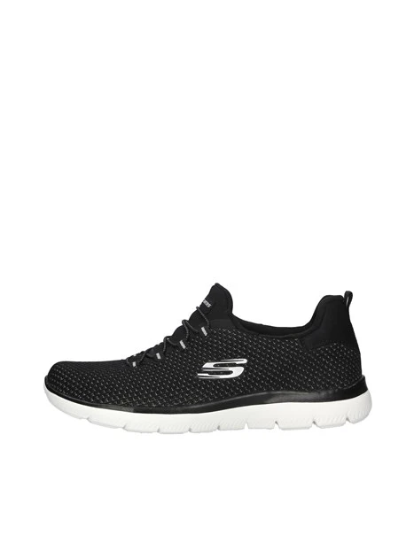 SNEAKERS  BRIGHT BEZEL IN TESSUTO DONNA NERO