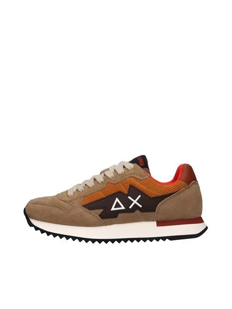 SNEAKERS NIKI CRAZY CON LOGO RICAMATO UOMO BEIGE