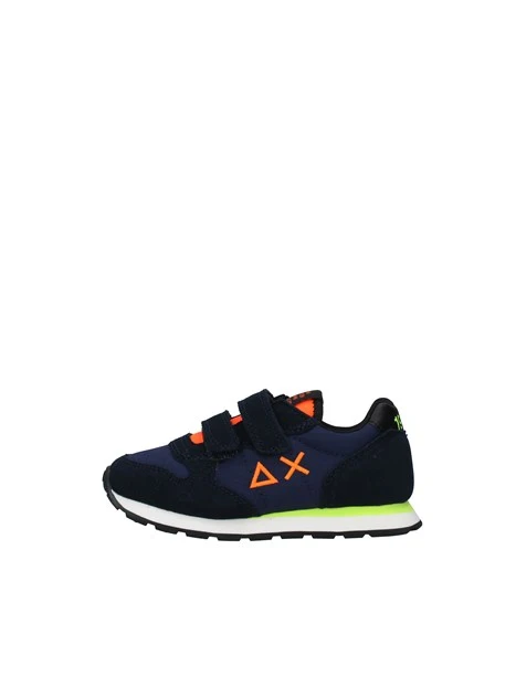SNEAKERS CON STRAPPI TOM FLUO BAMBINO BLU