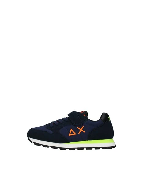 SNEAKERS CON STRAPPO TOM FLUO BAMBINO BLU