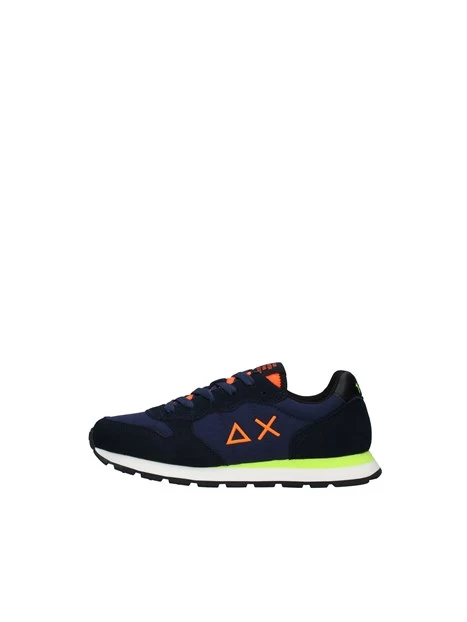 SNEAKERS TOM FLUO IN TESSUTO BAMBINO BLU