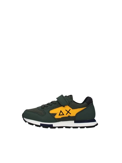 SNEAKERS CON STRAPPO NIKI SOLID BAMBINO VERDE GIALLO