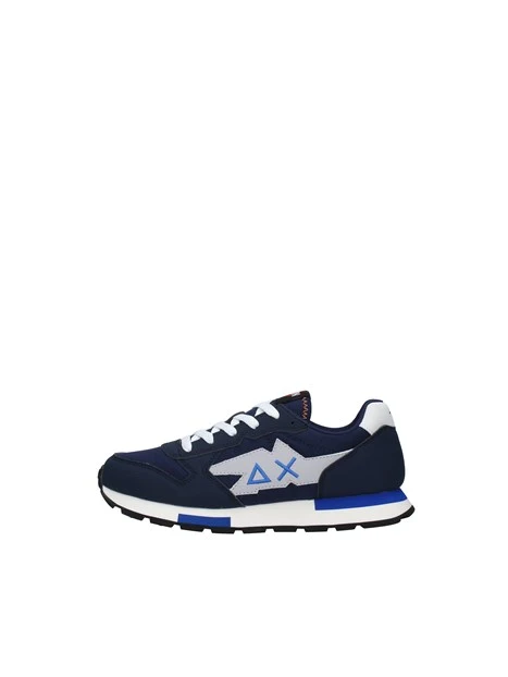 SNEAKERS NIKI SOLID IN ECOPELLE BAMBINO BLU