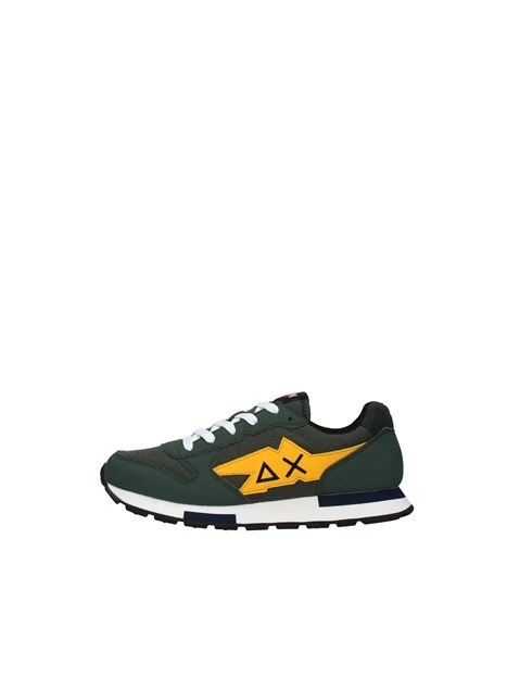 SNEAKERS NIKI SOLID IN ECOPELLE BAMBINO VERDE