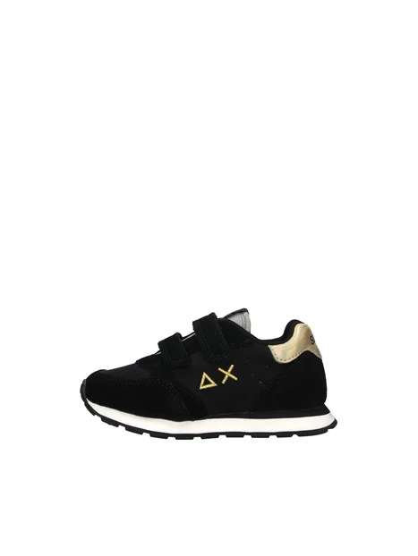 SNEAKERS  ALLY GOLD  CON STRAPPO BAMBINA NERO