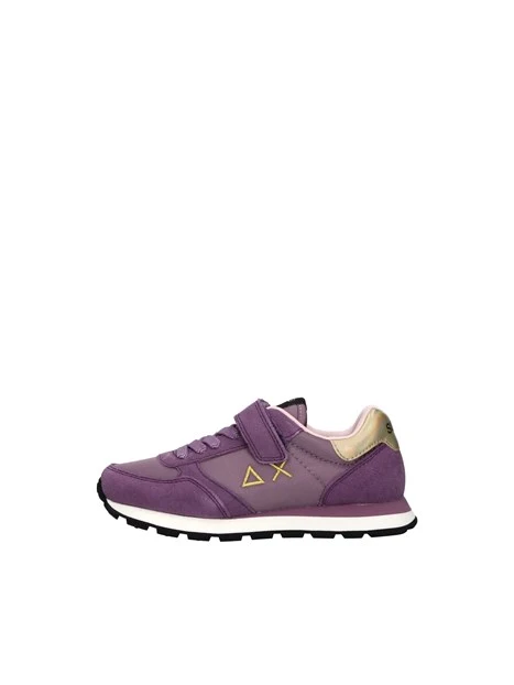 SNEAKERS ALLY GOLD CON STRAPPO BAMBINA LILLA