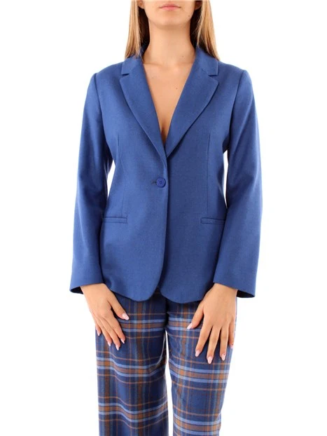 BLAZER MONOPETTO DONNA BLU